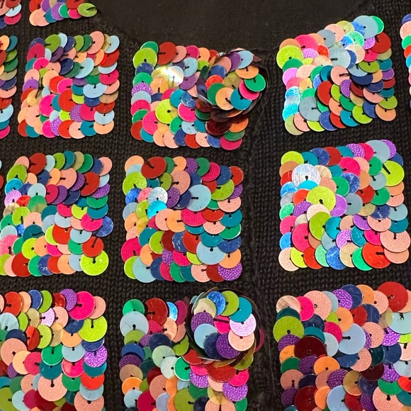 Micheal Simon Rare Sequined Sweater - Picture 6 of 7